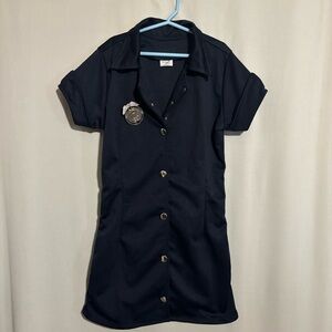 Spirit Dark Blue Police Officer XS Girl’s Dress Costume